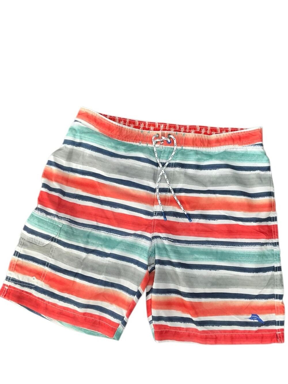 Tommy Bahama Men's Swim Trunks Shorts Striped Size XL NEW